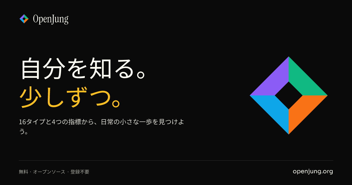 プリズム、OpenJung のブランド名とメッセージを配置した SNS プレビュー